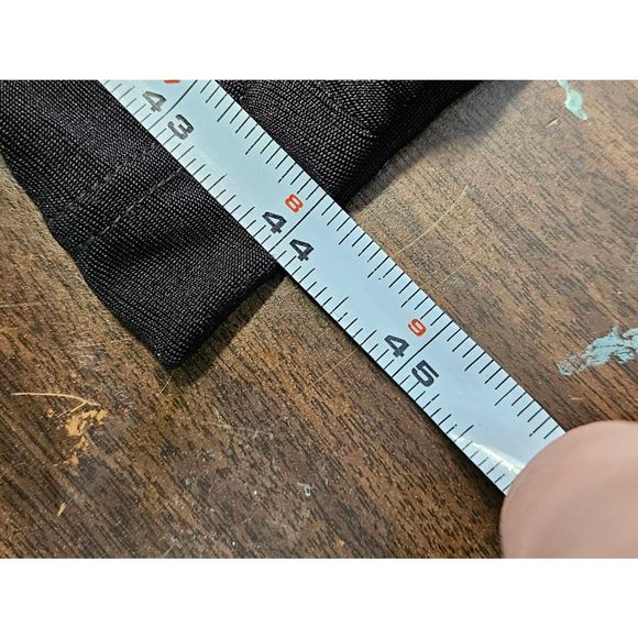 Vintage 80's More Jazz Black Cinched Waist Black Dress Plus Size 16 - Picture 7 of 7